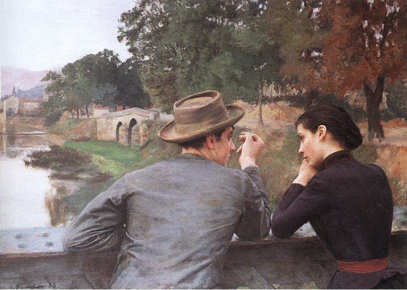 Emile Friant Les Amoureux